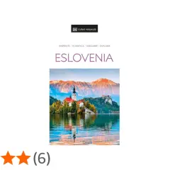 Guía visual de Eslovenia, con el lago Bled y su iglesia en una isla. Ideal para planificar tu viajar a eslovenia.