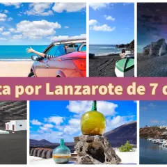 Descubre qué ver en Lanzarote en una semana: lagunas verdes, playas volcánicas, paisajes lunares y pueblos blancos.