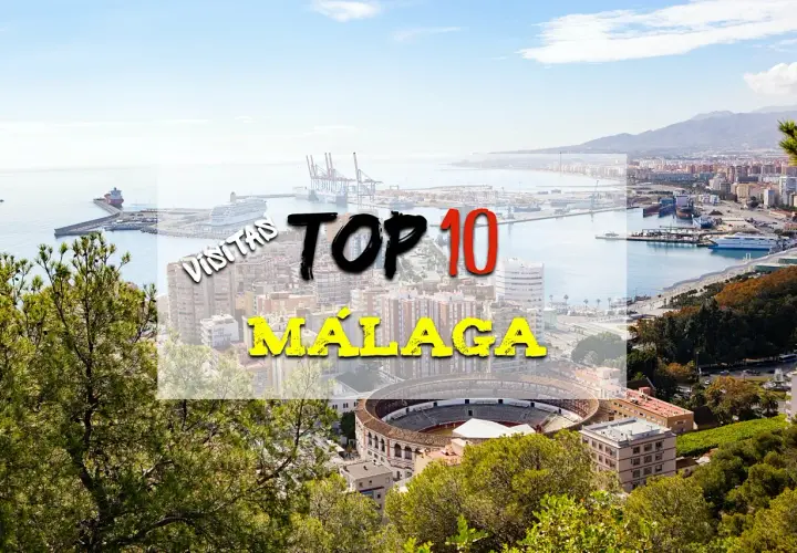Vista panorámica de Málaga con el puerto, la ciudad y la plaza de toros. Descubre qué ver en Málaga en un día.
