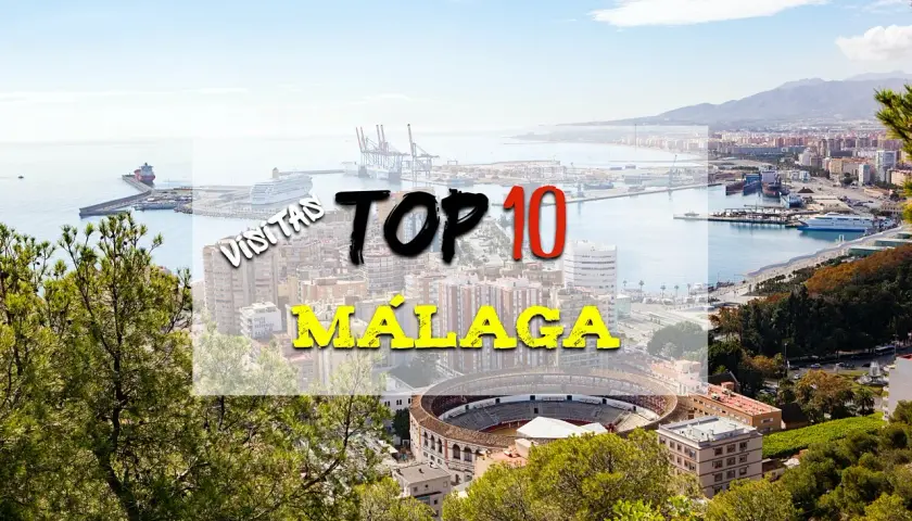 Vista panorámica de Málaga con el puerto, la ciudad y la plaza de toros. Descubre qué ver en Málaga en un día.